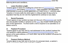 Free Arkansas Rental Lease Agreement Templates PDF WORD