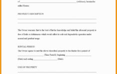 Free Blank Lease Agreement Template Of Editable Blank Rental Agreement
