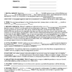 Free California Residential Lease Agreement PDF MS Word