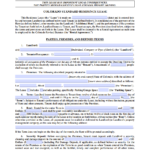 Free Colorado Standard Residential Lease Agreement Template PDF WORD