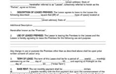 Free Commercial Lease Agreement Templates US Word PDF
