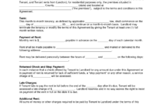 Free Copy Rental Lease Agreement Residential Rental Agreement