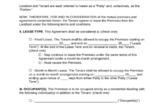 Free Florida Lease Agreements Residential Commercial Word PDF