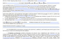 Free Free North Carolina Standard Residential Lease Agreement Rental