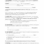 Free Georgia Standard Residential Lease Agreement PDF Word EForms