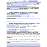 Free Illinois Commercial Lease Agreement Template PDF WORD