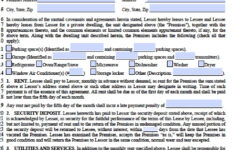 Free Illinois Residential Lease Agreement Template PDF Word doc
