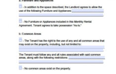 Free Indiana Month to Month Lease Agreement PDF Word doc