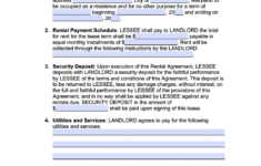 Free Maryland Rental Lease Agreement Templates PDF WORD