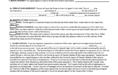 Free Maryland Standard Residential Lease Agreement PDF WORD