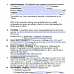 Free Maryland Standard Residential Lease Agreement Template PDF WORD