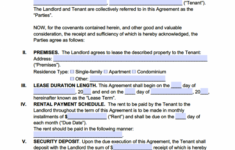 Free Maryland Standard Residential Lease Agreement Template PDF WORD