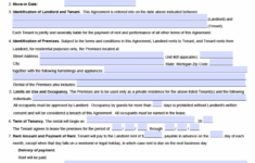 Free Michigan Standard Residential Lease Agreement Template PDF WORD