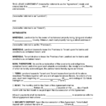 Free Missouri Residential Lease Agreement PDF MS Word