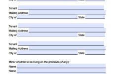 Free Missouri Standard Residential Lease Agreement Template PDF Word