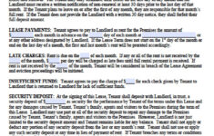 Free Month To Month Rental Lease Agreement Templates PDF