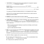 Free Nevada Standard Residential Lease Agreement PDF Word
