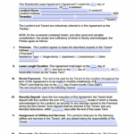 Free Nevada Standard Residential Lease Agreement Template PDF WORD
