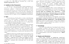 Free New York Standard Apartment Lease Agreement Form Word PDF EForms