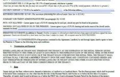 Free North Carolina Month to Month Lease Agreement PDF Word doc