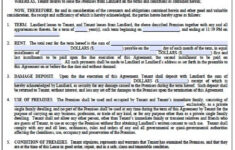 Free North Carolina Standard Residential Lease Agreement PDF Template