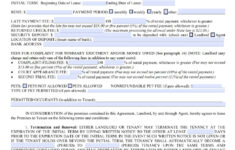 Free North Carolina Standard Residential Lease Agreement Template PDF