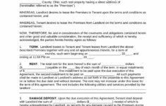 Free Ohio Standard Residential Lease Agreement Template PDF Word