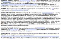 Free Printable California Residential Lease Agreement Free Printable