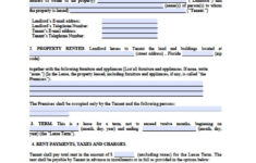 Free Printable Florida Residential Lease Agreement Free Printable