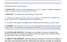 Free Printable Rental Lease Agreement Templates PDF Word Rental