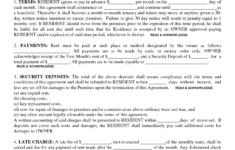 Free Printable Residential Lease Form GENERIC