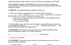 Free Rental Lease Agreement Templates Fill Online Print