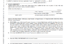Free Tennessee Rental Lease Agreement Templates PDF