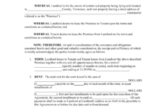 Free Tennessee Standard Residential Lease Agreement Template PDF