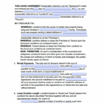Free Tennessee Standard Residential Lease Agreement Template PDF WORD