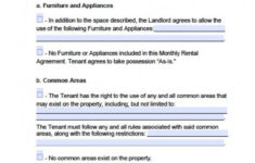 Free Utah Month To Month Lease Agreement PDF Word