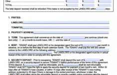 Free Utah Rental Lease Agreement Templates PDF Word