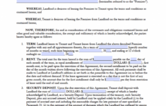 Free Virginia Rental Lease Agreement Templates PDF WORD