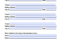 Free Virginia Standard Residential Lease Agreement Template PDF Word