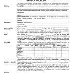 Free Wisconsin Association Of Realtors Residential Lease Agreement