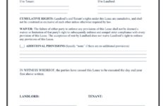 Garage Lease Agreement In Word And Pdf Formats Page 3 Of 3