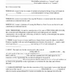 Lease Agreement Template Download Printable PDF Templateroller