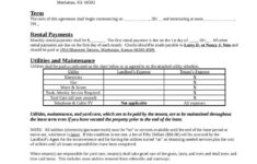 Lease Agreement Utilities Included Five Ingenious Ways You Can Do With