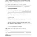 Maine Rent And Lease Template Free Templates In PDF Word Excel To Print