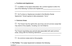 Maine Rent And Lease Template Free Templates In PDF Word Excel To Print