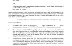 Missouri Hunting Lease Agreement Legal Forms And Business Templates