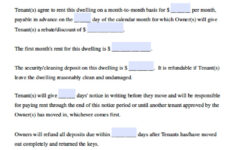 New Jersey Residential Lease Agreement Template