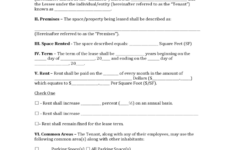 Oklahoma Commercial Lease Agreement Free Download