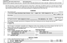 Pa Lease Agreement Template PDF Template