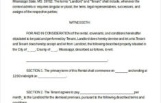 Printable Blank Lease Agreement Form 19 Free Word PDF Documents